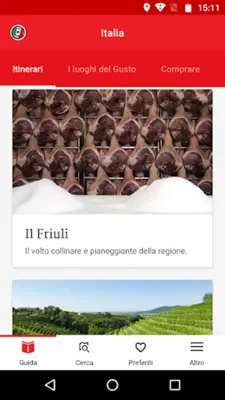 Italia – il viaggio del gusto android App screenshot 9