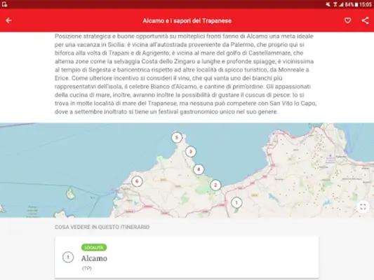 Italia – il viaggio del gusto android App screenshot 3