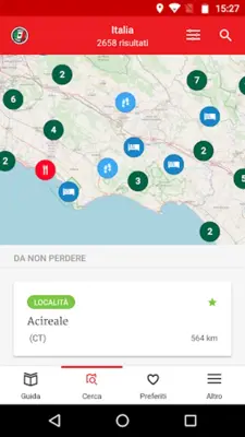 Italia – il viaggio del gusto android App screenshot 5