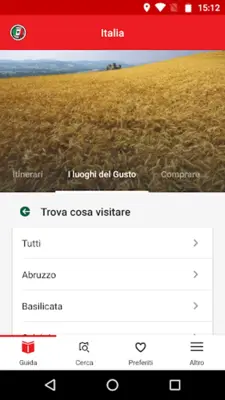 Italia – il viaggio del gusto android App screenshot 7